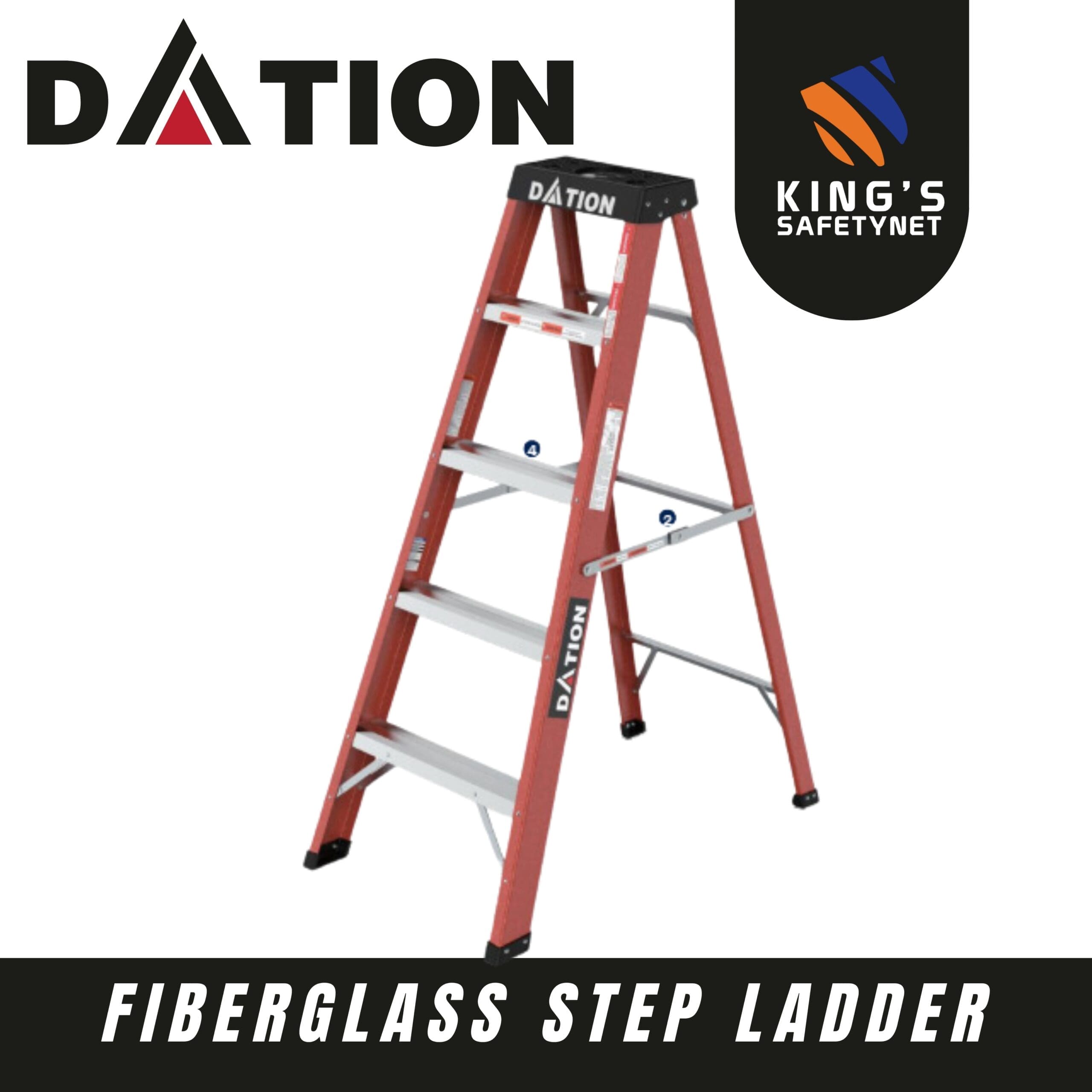 DATION FIBERGLASS STEP LADDER