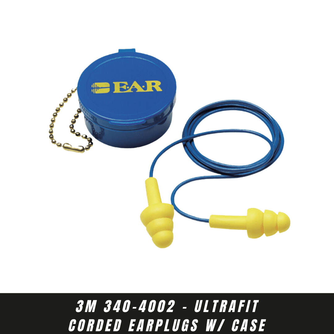 3M™ Earplugs 340-4002, Corded E-A-R™ UltraFit™