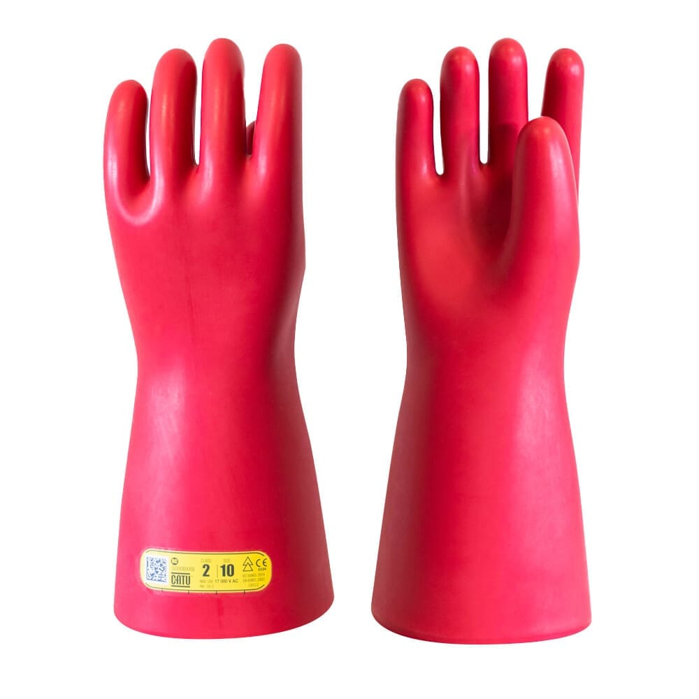 CATU Latex electrical insulating gloves CG-2 class 2 - 17 000 V AC