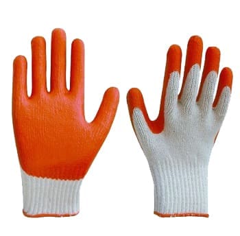 KSI RUBBER COATED GLOVES ORANGE