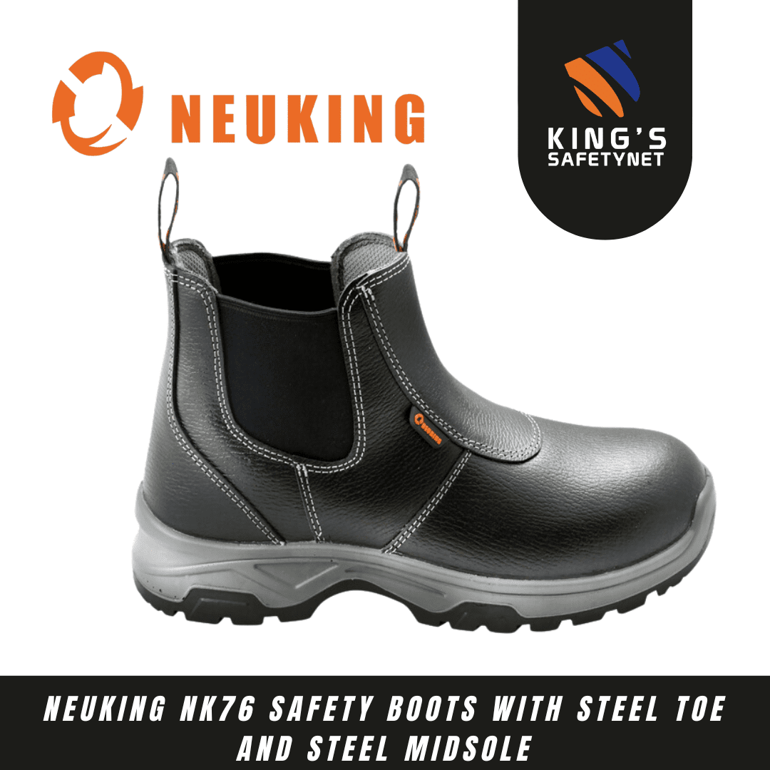 NK76 Safety Boots with Steel Toe and Steel Midsole - Image 2